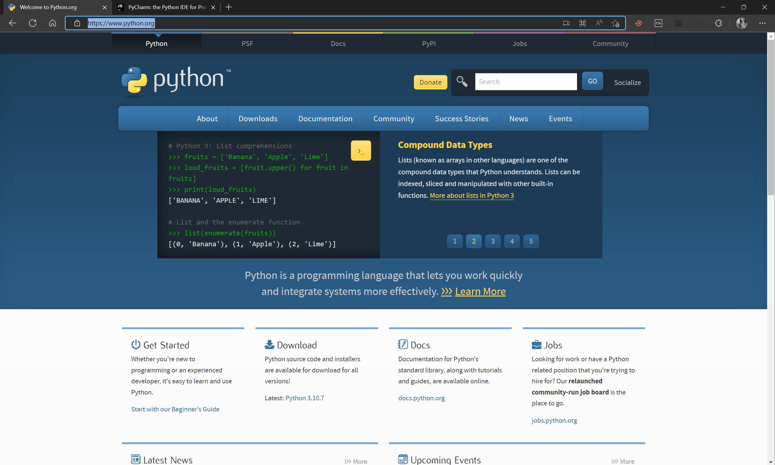 python org